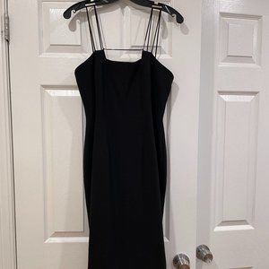 Karen Millen Strappy Pencil Dress Black (Retail $480)